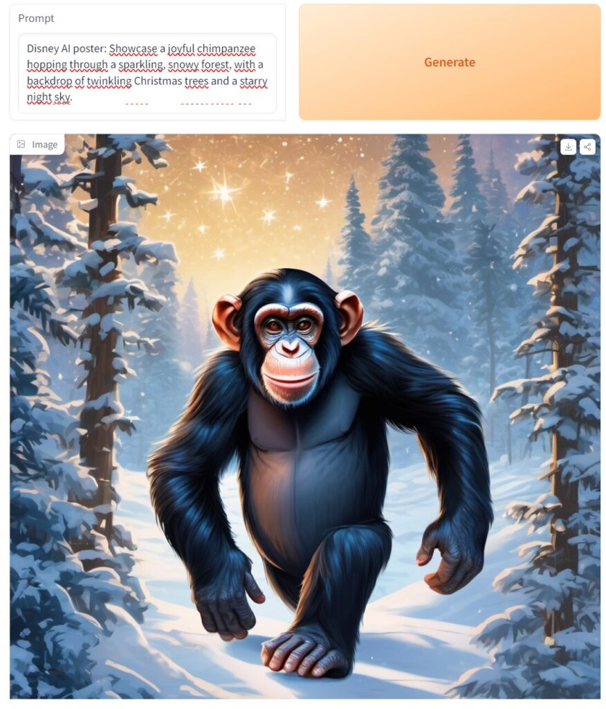 Disney AI poster un generador de imágenes de IA inspirado en Disney 5 Intelliverso Disney AI Poster 2
