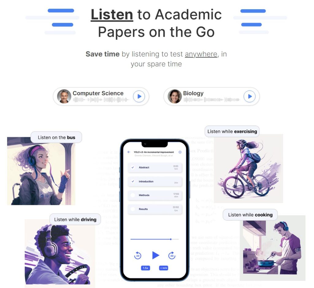 Cómo escuchar tus artículos y papers favoritos en cualquier lugar con listening 2 Intelliverso listening