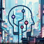 logotipo de intelliverso en estilo cyberpunk