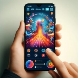 Interfaz de usuario de Photoleap mostrando herramientas avanzadas para la edición y creación de imágenes con IA