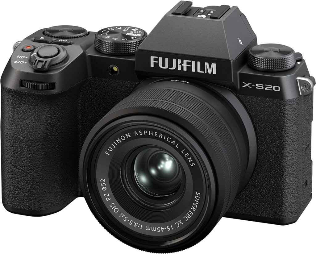 Descubre las mejores cámaras para YouTube: guía para elegir la cámara ideal para creadores de contenido 6 Intelliverso Fujifilm X S20