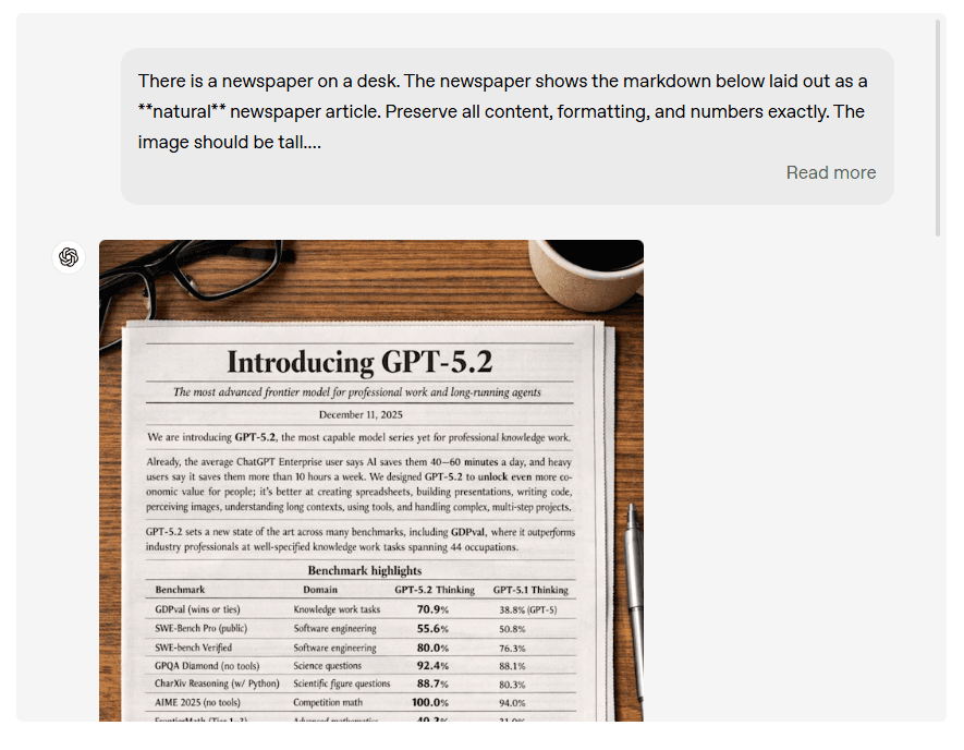 OpenAI lanza GPT Images 1.5 de OpenAI para contratacar a Nano banana pro 2 image 15
