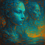 Representación artística de Gemini 3.0 multimodal en paisaje onírico