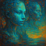 Representación artística de Gemini 3.0 multimodal en paisaje onírico