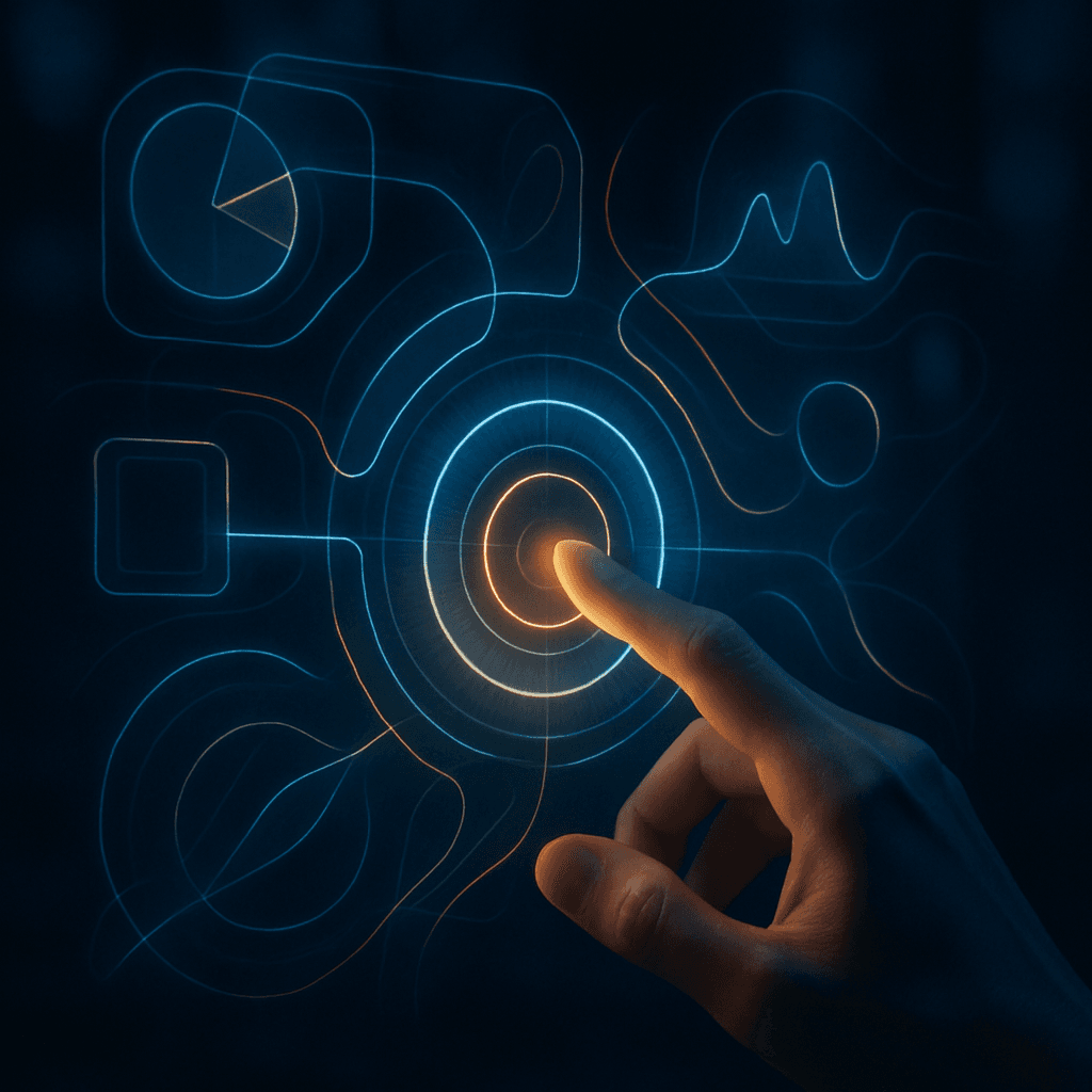 Usuario interactuando con gemini 3 flash en interfaz holográfica