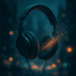 auriculares mostrando traduccion en tiempo real en auriculares