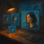 Diseño editorial mostrando GPT Images 1.5 generando iteraciones visuales