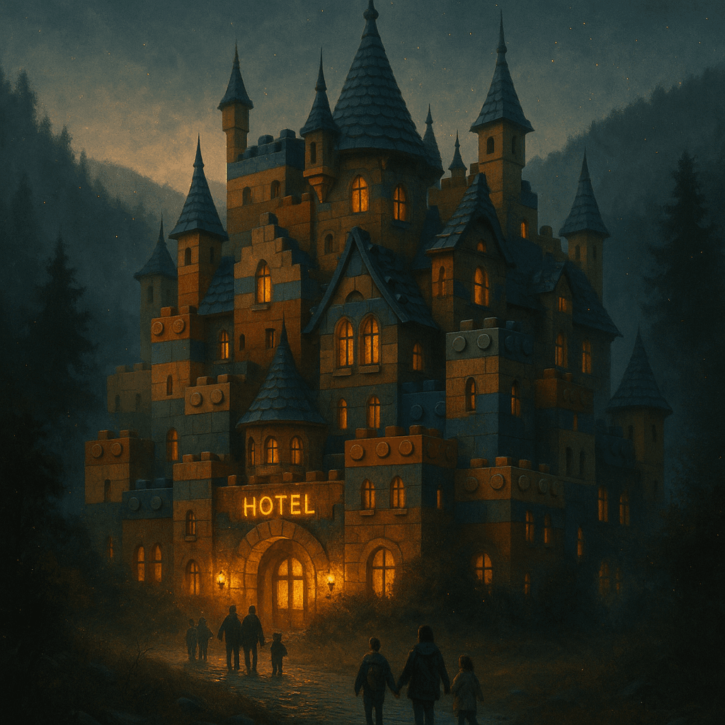 Hotel temático de Harry Potter en Alemania con fachada LEGO mágica