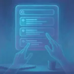 Interfaz conversacional de búsqueda Perplexity con enlaces verificables