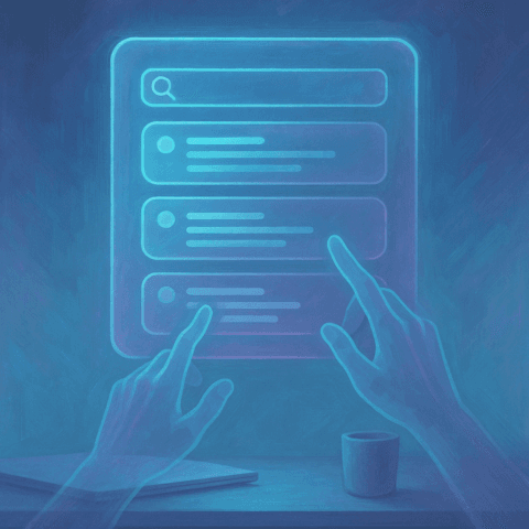 Interfaz conversacional de búsqueda Perplexity con enlaces verificables