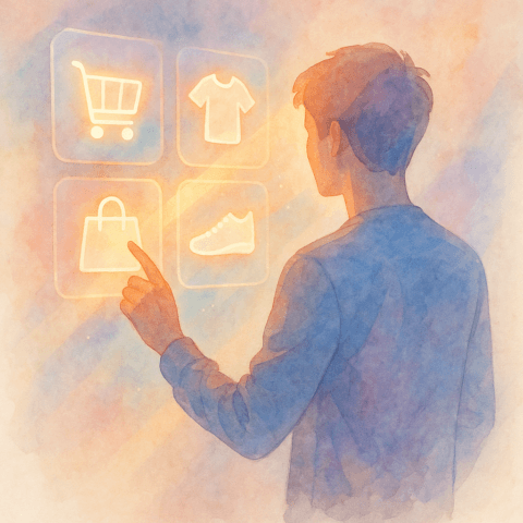 Persona comparando productos con Shopping Research de OpenAI