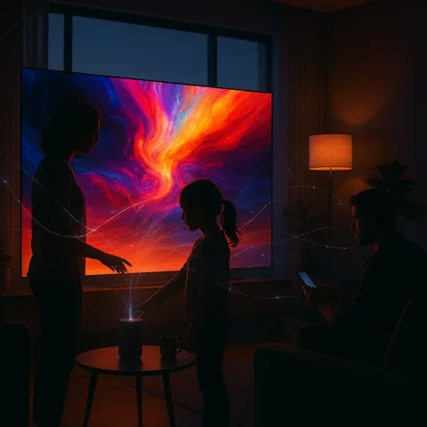 TCL CES 2026 pantallas Mini LED en sala conectada